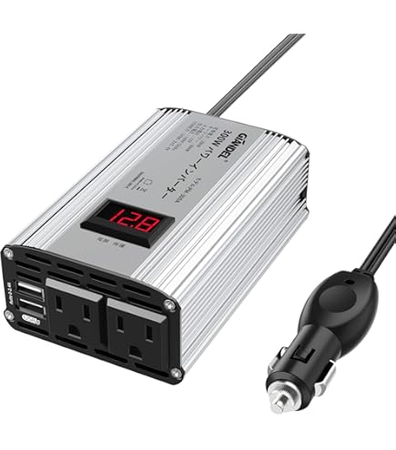 Amazon | メルテック 正弦波インバーター コンセント DC12Vコンセント1